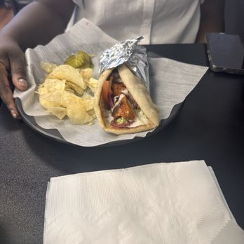 The Spinning Gyro - Chicken Shish Kabob gyro wrap - Turkish Near Me - Albany, New York