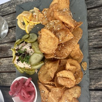The Library - Smoked Salmon Dip Plate - Breakfast & Brunch Near Me - St Petersburg, Florida The Library - Smoked Salmon Dip Plate - Breakfast & Brunch Near Me - St Petersburg, Florida