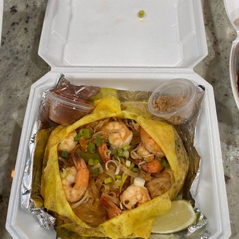 Thaicoon - Shrimp Pad Thai. Could use little more Thai sauce. - Thai Near Me - Katy, Texas Thaicoon - Shrimp Pad Thai. Could use little more Thai sauce. - Thai Near Me - Katy, Texas