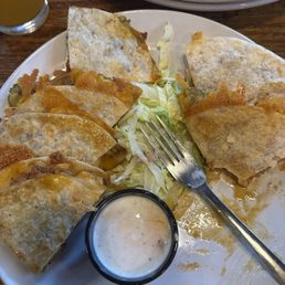 Nashville hot chicken quesadillas! Off the chain delicious.