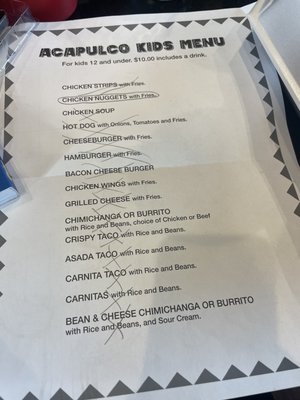 Menu photo 1 Acapulco Mexican Restaurant Soldotna, AK Menu photo 1 Acapulco Mexican Restaurant Soldotna, AK