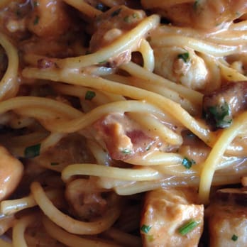 Boulevard Cafe - Pasta with chicken and bacon! - New American Near Me - Daly City, California