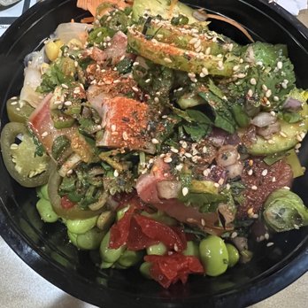 Yoshoku - Poke bowl with yellow tail and spicy tuna - Ramen Near Me - Sonora, California Yoshoku - Poke bowl with yellow tail and spicy tuna - Ramen Near Me - Sonora, California
