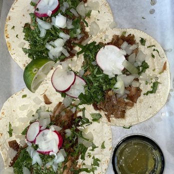 Tequila's Town - Carnitas Tacos minus the cojita cheese (full of flavor) - Mexican Near Me - Savannah, Georgia
