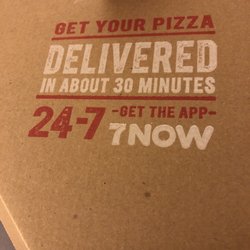 7-Eleven - Get pizza delivered in about 30 minutes