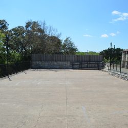 Zilker Park Clubhouse - View of the patio facing south.