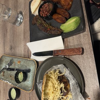 Cilantro Latin Fusion - Brisket arepas and bandeja paisa cilantro - Venezuelan Near Me - Columbus, Ohio