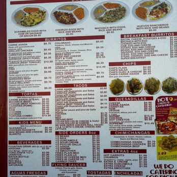 Taco Express - Menu - Mexican Near Me - Colorado Springs, Colorado