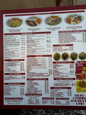 Menu photo 1 Taco Express Colorado Springs, CO