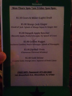 Menu photo 4 A S H Bar and Grill Bloomfield, NJ Menu photo 4 A S H Bar and Grill Bloomfield, NJ