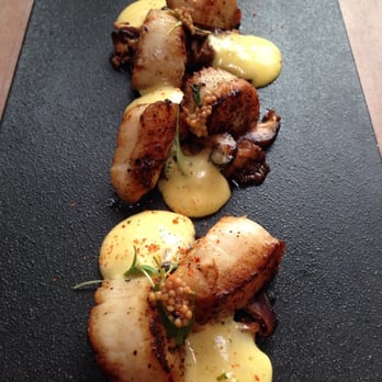 Kata Robata - Pan seared U-10 Scallops, perfectly charred - Sushi Bars Near Me - Houston, Texas