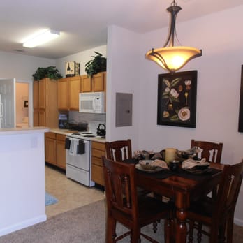 Oakbrook Village - Dining Room into Kitchen - Apartments Near Me - Summerville, South Carolina Oakbrook Village - Dining Room into Kitchen - Apartments Near Me - Summerville, South Carolina