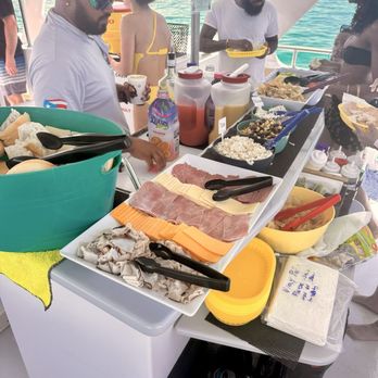 Sail Getaways - Lunch spread was fresh and satisfying - Snorkeling Near Me - Fajardo, Puerto Rico