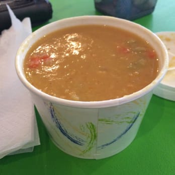 The Green Chicpea - Split pea soup - the small is plenty enough! - Middle Eastern Near Me - Newark, New Jersey
