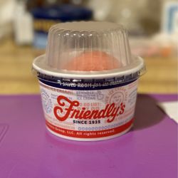 Friendly's - Raspberry Sorbet to go