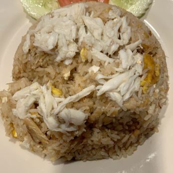Nara Thai - Crab Fried Rice (w/o green onions) - DEFINITELY SHOULD GET THIS IF YOU LIKE CRAB! :) - Thai Near Me - Cypress, Texas Nara Thai - Crab Fried Rice (w/o green onions) - DEFINITELY SHOULD GET THIS IF YOU LIKE CRAB! :) - Thai Near Me - Cypress, Texas