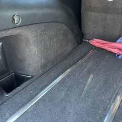 Mission Bell Car Wash - Trunk with dog hair