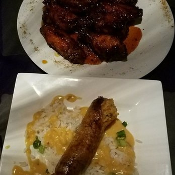 High Street Caffe - Crawfish boudin the first thing I was disappointed with here and the chili agave wings which were super good! - Southern Near Me - West Chester, Pennsylvania