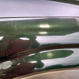 Oil mess on fender. :-(