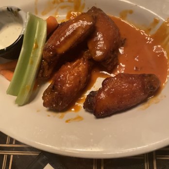 J Timothy's Taverne - Ordered 10 Buffalo chicken wings but only took pictures halfway through because I forgot - American Near Me - Plainville, Connecticut
