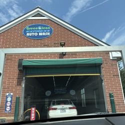 Entering the wash after purchasing