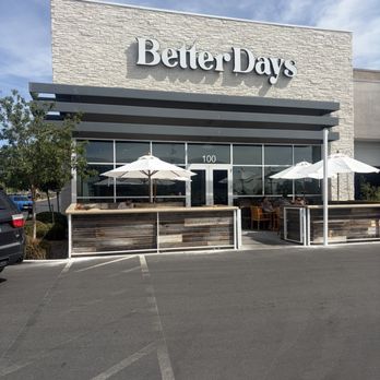Better Days - Front entrance and patio seat area - Coffee & Tea Near Me - Las Vegas, Nevada