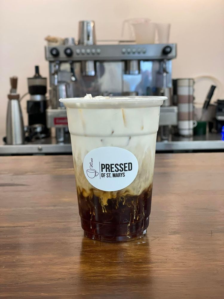 Pressed of St. Marys Logo