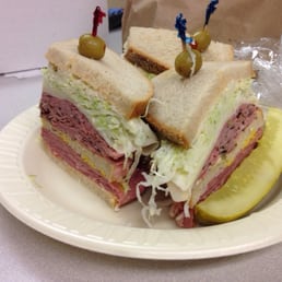 Triple decker sloppy joe with a good helping of meat. Triple decker sloppy joe with a good helping of meat.