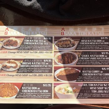 Osaka Ton Katsu - Menu - Japanese Near Me - Columbus, Ohio Osaka Ton Katsu - Menu - Japanese Near Me - Columbus, Ohio