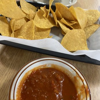 Boka Feliz - Chips and WARM salsa - Mexican Near Me - Denton, Texas