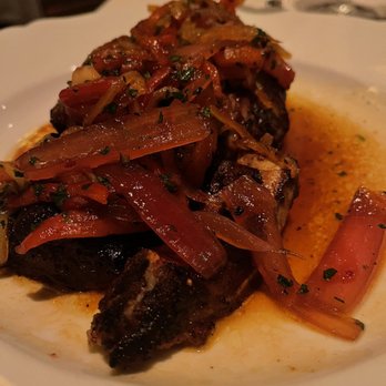 Carbone - Pork chops and peppers - Italian Near Me - Las Vegas, Nevada Carbone - Pork chops and peppers - Italian Near Me - Las Vegas, Nevada