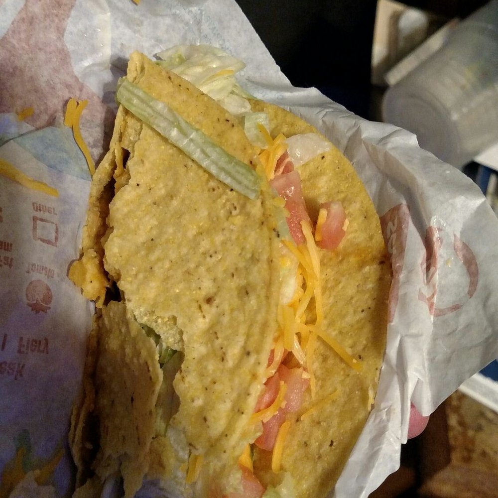 Taco Bell - Broken tacos... - Fast Food Near Me - Marietta, Ohio Taco Bell - Broken tacos... - Fast Food Near Me - Marietta, Ohio