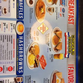 Waffle House - breakfast menu - Breakfast & Brunch Near Me - Camden, South Carolina Waffle House - breakfast menu - Breakfast & Brunch Near Me - Camden, South Carolina
