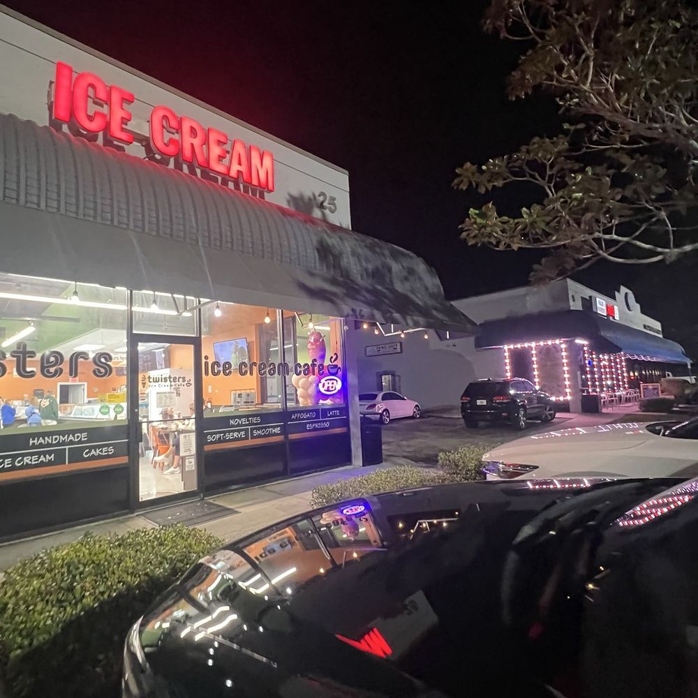 Twisters Ice Cream Cafe - Outside - Ice Cream & Frozen Yogurt Near Me - Palm Coast, Florida Twisters Ice Cream Cafe - Outside - Ice Cream & Frozen Yogurt Near Me - Palm Coast, Florida