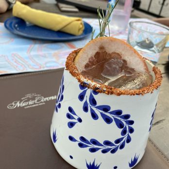 Maria Corona - Delicious margarita and love the glass - Mexican Near Me - Cabo San Lucas, BCS Maria Corona - Delicious margarita and love the glass - Mexican Near Me - Cabo San Lucas, BCS