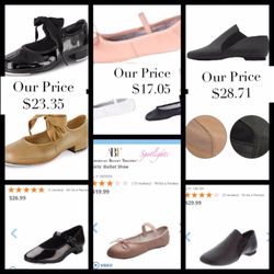 Cadance Dancewear - Our prices compared to Payless. Yes! We carry high quality dance shoes for LESS