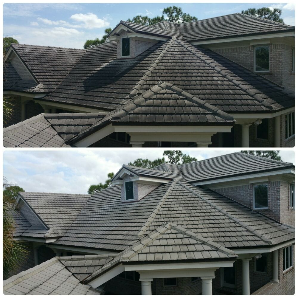 Slide of All American Roof Cleaning