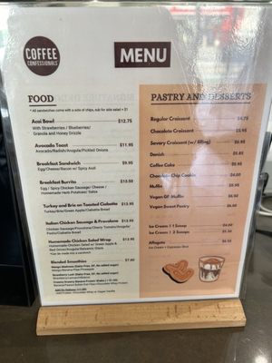 Menu photo 3 Coffee Confessionals Los Angeles, CA Menu photo 3 Coffee Confessionals Los Angeles, CA