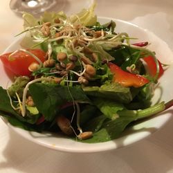 Zur Goldenen Ente - Kleiner Salat. Accompanies the main dish. Fresher than fresh, cleaner than clean.