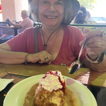 Mi Pueblo - Eating frozen fried vanilla ice cream - Mexican Near Me - Phoenix, Arizona Mi Pueblo - Eating frozen fried vanilla ice cream - Mexican Near Me - Phoenix, Arizona
