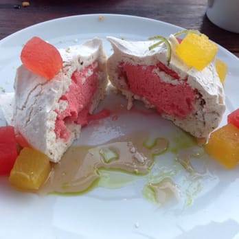 Farmshop - Watermelon meringue mouse cut to see the mouse. - Breakfast & Brunch Near Me - Larkspur, California Farmshop - Watermelon meringue mouse cut to see the mouse. - Breakfast & Brunch Near Me - Larkspur, California