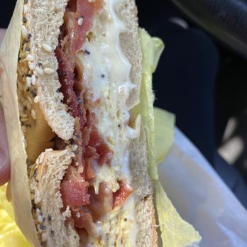 Krazy Eddy's - Bacon, Egg, and Cheese bagel - Donuts Near Me - Laguna Hills, California Krazy Eddy's - Bacon, Egg, and Cheese bagel - Donuts Near Me - Laguna Hills, California
