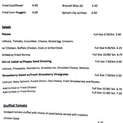 Michele's Catering And Southern Home Cooking - Menu