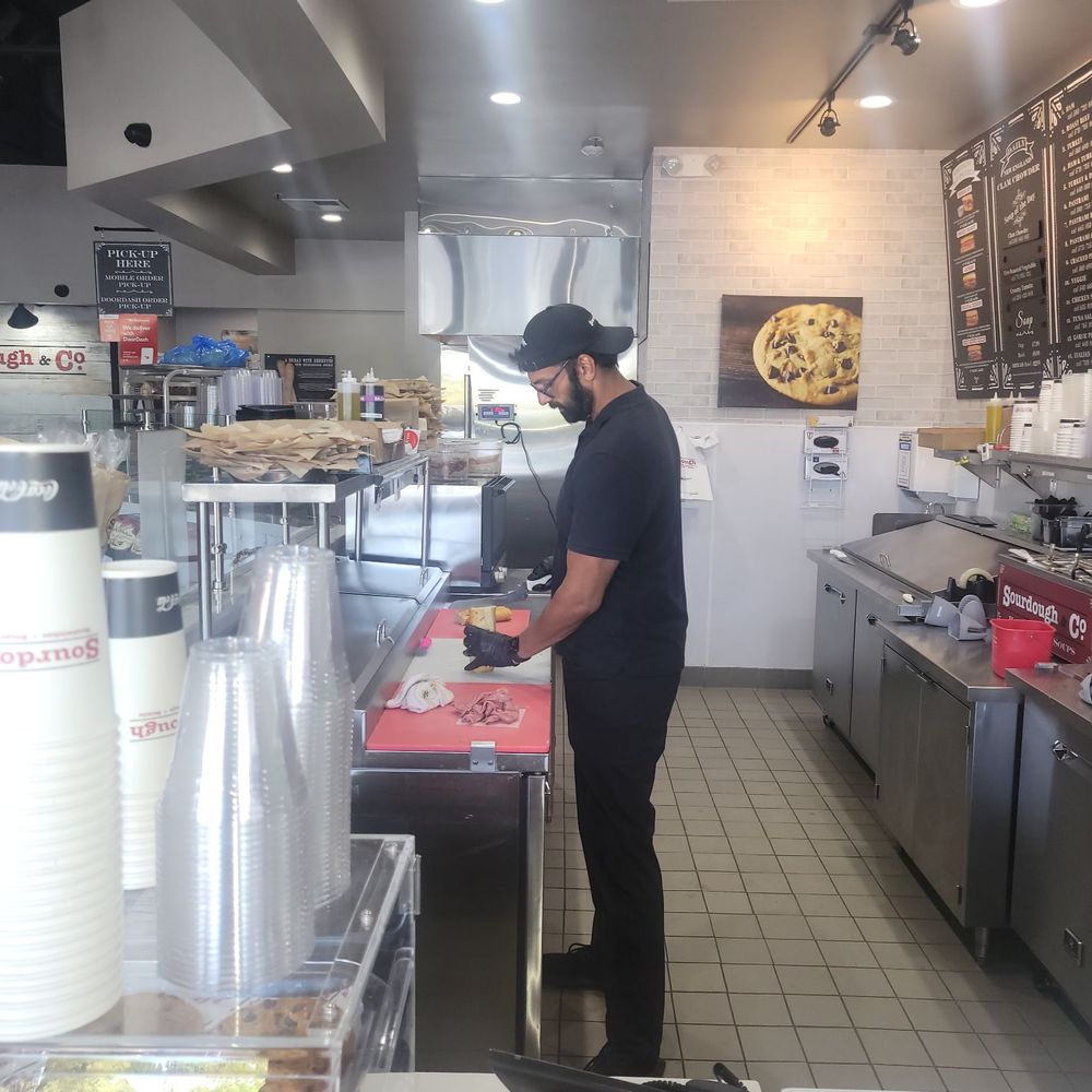 Friendly diligent staff. Ready with fresh ingredients to make a sandwich you ENJOY