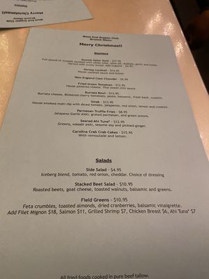 Menu photo 6 West End Supper Club Easley, SC Menu photo 6 West End Supper Club Easley, SC