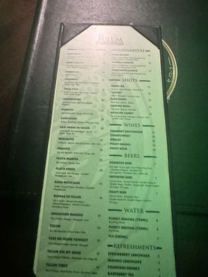 Menu photo 2 Tulum Modern Mexican Glendale, AZ