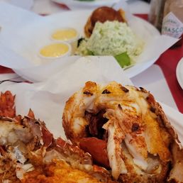 Lobster was amazing. New England clam chowder was also delicious