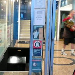 Spring Street Social - The most hilarious hidden underground entrance in the doorway of a gym