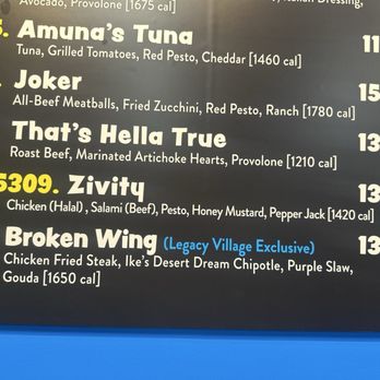 Ike's Love & Sandwiches - Legacy Village AKA South Mountain shop EXCLUSIVE - Broken Wing #790 - Sandwiches Near Me - Phoenix, Arizona