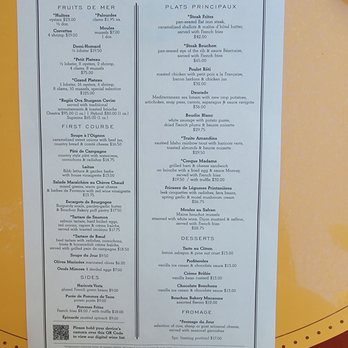 Bouchon - Menu - French Near Me - Yountville, California Bouchon - Menu - French Near Me - Yountville, California